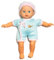 Süße Babypuppe für Jungs - Ab 1-2 Jahren geeignet wie echtes Baby (Blau mit Mütze)
