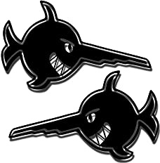 Aufkleber Böser Schwertfisch Alfashirt Sägefisch U96 Fisch Marine 10x6 cm A4857