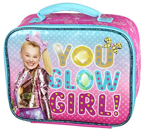 Jojo Siwa Sie glühen Mädchen weiche Kit isoliert Lunch Box Kühler