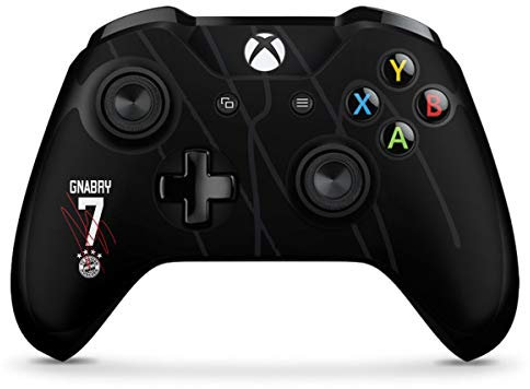 DeinDesign Skin kompatibel mit Microsoft Xbox One X Controller Folie Sticker FC Bayern München FCB Gnabry