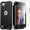 IDweel Hybrid-Schutzhülle für iPod Touch 7. Generation, mit 2 Displayschutzfolien, stoßfest, schlank, strapazierfähig, harte Polycarbonat-Hülle, weiches Silikon, Rundumschutz für iPod Touch 5/6/7.