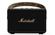 Marshall Kilburn II Portable Speaker, Wireless & Water Resistant - Black & Brass (UK Plug)