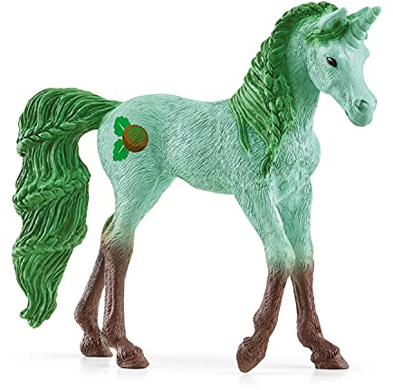 Schleich BAYALA | Sammeleinhorn 6 (Minzschokolade) 70734 | 1 Teile | Sammelfigur ab 5 Jahren | magische Sammelfiguren | einzigartige Sammelfigur | Geschenk für Mädchen und Jungen