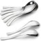 Thermopar - Lote de 8 cucharadas soperas, cucharas de sopa de acero inoxidable, cucharas gruesas pesadas