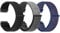 YCHDDER Fabric Nylon Uhrenarmbänder,16mm 18mm 19mm 20mm 22mm 24mm Schnellverschluss Armband Verstellbare Aatmungsaktive Gewebte Sportbänder Ersatzarmband für Herren Damen