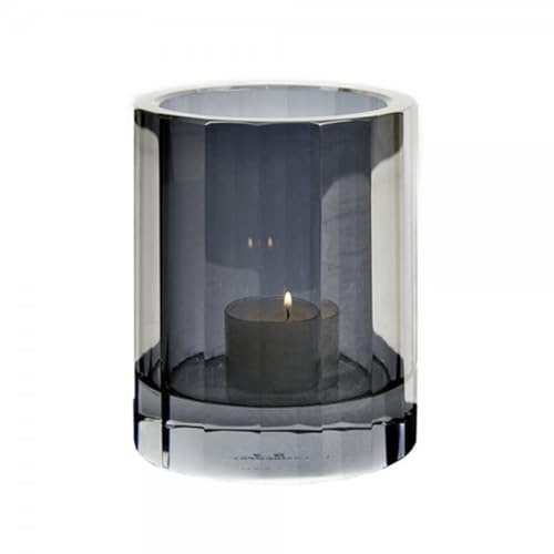 Lambert [DL] Donatello Windlicht Kristall. Obsidian H12cmD10 cm