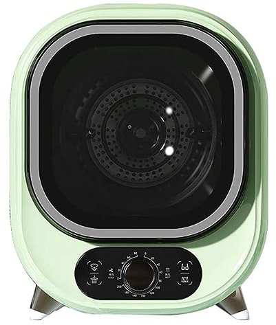 QUTBAG Secadora de Ropa, Secadora de Ropa eléctrica portátil de 450 W, Secadora compacta de 0,8 kg con Puestos Dobles fríos y Calientes para Apartamentos, dormitorios, Camping, Viajes A