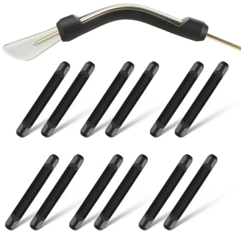 WLLHYF 6 Pairs Silicone Eyeglasses Temple Tips Sleeve Retainer Anti-Slip Comfort Eye Glass Ear Grippers Holder for Reading Glasses Sunglasses Eyeglass Arm Cushions Accessories