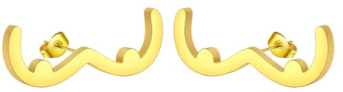 Kleine Brust-Ohrringe aus Edelstahl, minimalistische Brust-Ohrstecker für Damen und Herren, feministischer Körperschmuck, Geschenk