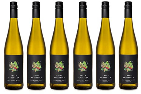 6x 0,75l - Julia Schittler - Charakter - Zornheimer Sauvignon Blanc - Qualitätswein Rheinhessen - Deutschland - Weißwein trocken