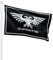 Imperium of Man Warhammer - Bandera de águila del Imperio Galáctico - Cartel premium de 3 x 5 pies para decoración de interiores y exteriores