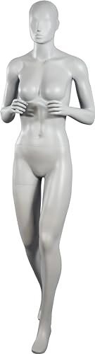 Schaufensterpuppe Frau ohne Gesicht - Rucksackträgerin, sportlich