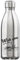 Borraccia termica con scritta Wish You were Here Sad Cross Bats Halloween, isolata sottovuoto, colore: argento