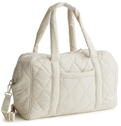 Vera Bradley Damen Nylon Miramar Weekender, Bimsstein, Einheitsgröße