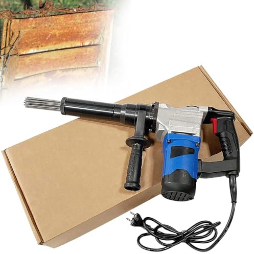 Lakenbroade Nadelentroster in Industriequalität, 1100 W, leistungsstarker Nadelentroster in Industriequalität mit Pistolengriff zum Entfernen von Rost, Schweißschlacke und Farbe,220V