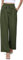 BEIGAI Damen Hose Casual Leichte Dehnbar Hohe Taille Hosen Elegante Einfarbig Weite Leg Hose mit Taschen,Armeegrün,M