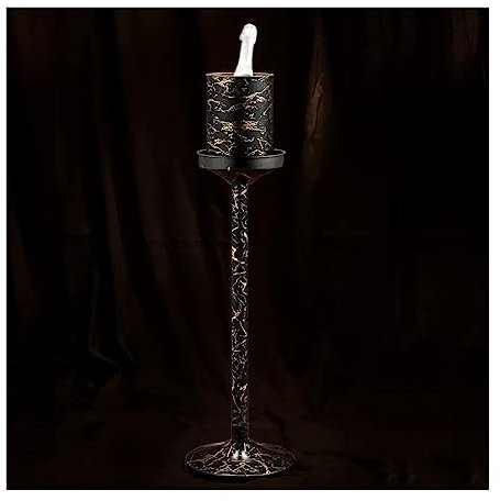 Seau À Champagne Seau à glace martelé avec support, grand seau à glace sur pied en acier inoxydable for bière, refroidisseur de vin, utilisation en extérieur ou en intérieur Seau à Glaçons(Noir)