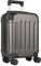 yonsly® Koffer Suitcase S Grau, Trolley Reisekoffer, Rollkoffer Handgepäck mit 4 Rollen 360°, ABS Hartschalen, Sicherheitsschloss, Weicher Gummigriff, 210D-Futter