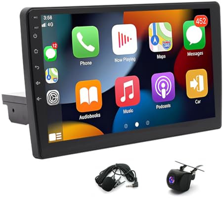 Ztexkee Radio estéreo de coche para F ord Transit Custom 2018-2023, con pantalla táctil de 10 pulgadas Android 14 OS [2G RAM + 32G ROM] Navegación GPS integrada, reproducción en coche, Android Auto