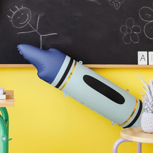 Blauer Folienballon für Kinderparty, Schule oder Kindergarten