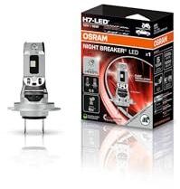 Osram NIGHT BREAKER LED SPEED H7 450 für Motorräder, LED-Nachrüstlampe für Motorräder mit Straßenzulassung, bis zu 450% mehr Helligkeit, 6000K, LEDEC02 integriert, 1 Lampe