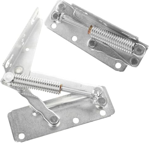 WHAMVOX Bisagra de Resorte Grande 85° para Puertas Abatibles Soporte Plegable Vertical para Armarios Bisagra Abatible para Sofá Cama y Bancos para Muebles