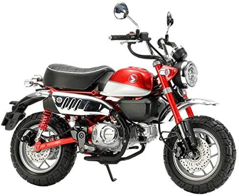 Tamiya 14134 Honda Fahrzeug 14134-1:12 Monkey 125, Modellbau, Plastik Bausatz, unlackiert, Grau