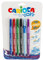 CARIOCA Oops Penne Colorate| Set Penne Cancellabili Ricaricabili per Scuola e Ufficio con Cappuccio, Doppia Gomma e Impugnatura Ergonomica, Colori Assortiti, 6 Pezzi