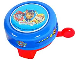Paw Patrol Fahrradklingel Kinder | kleine Geschenke für Jungen | Coole Sachen | Outdoor Spielzeug | Fahrrad Zubehör | Klingel | Glocke | Chase, Marshall, Rubble