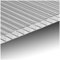 Placa de policarbonato alveolar de 6 mm de grosor, 200 x 100 cm, transparente