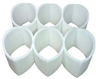Square Circle Squarcle Optical Illusion 3D Printed Ambiguous Cylinder, White