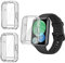 HOMTERN Lot de 3 coques compatibles avec Huawei Watch Fit 2, coque légère en TPU souple résistant aux chutes et aux rayures pour écran flexible - Transparent