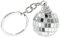 Disco Kugel Schlüsselanhänger Silber - Mini Spiegelkugel Anhänger Für Partydeko, Rucksack, Tasche Oder Schlüsselbund