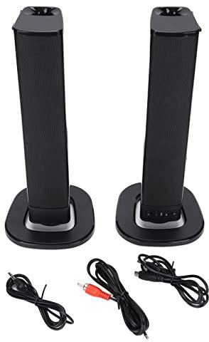 Home Theater Floor Standing Speaker BS 36 Wired TV Soundbar Separable Floor Standing Tower Speaker With LED Indicator Rechargeable for TV Computer Wire