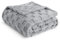 BEDSURE Kuscheldecke Flauschig Decke Fleecedecke – Schachbrettmuster Wohndecke Weiche Warme Gemütlicher Karierte Decken für Sofa Couch Bett, Grau, 150 x 200 cm