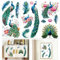 INFUNLY 3 Bogen Rubbelbilder Mit Blauem Pfau Zum Basteln 6x12 Rubbelbilder Zum Aufbügeln Mit Blumen Für Möbel Vintage Blumen Transferaufkleber Zum Aufbügeln Wasserfest Für Holz Glas Scrapbook DIY Pap