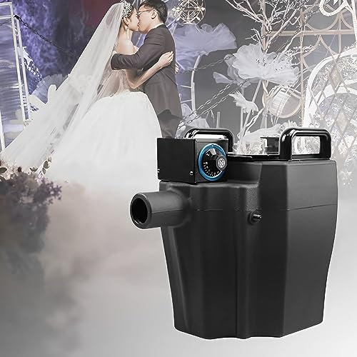 XHSMYXGS Máquina de Niebla de Hielo seco de Escenario de 3500W, máquina de Humo de Efecto de Escenario Comercial, máquina de Humo de Niebla Baja para Fiesta de Boda de Escenario