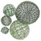 Vaguelly 5pcs Artificial Flower Plant Ball Stand Liner Decorative Grass Ball Rack for Wedding Party Yard