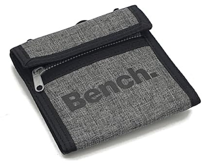 Bench Brustbeutel Brusttasche mit Reißverschluss Reisegeldbeutel, Geldbeutel (Grau)