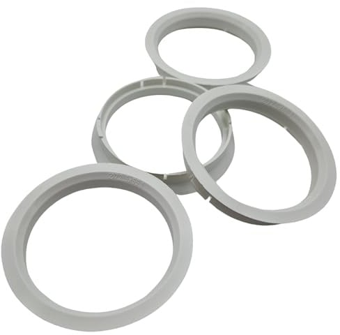4x Zentrierringe 72,5-65,1 | 72.5 auf 65.1 | kompatibel mit Borbet | Weiss