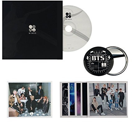 BTS 2nd Album - Wings [ G ver. ] CD + Photobook + Photocard + FREE GIFT / K-POP Sealed