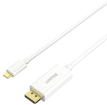 UNITEK V400A USB3.1 Typ-C-zu-Displayport-Kabel 4K 1, 8m Weiß