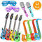 Inflatables Gitarre Saxophon Mikrofon Ballons Musikinstrumente Zubehör Leuchtende Gläser Im Dunkeln leuchten Für Party Supplies Party Favors Ballons Zufällige Farbe (12 STÜCKE)