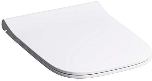 Keramag Smyle WC-Sitz Slim mit Deckel, Sandwich, antibakteriell, weiß