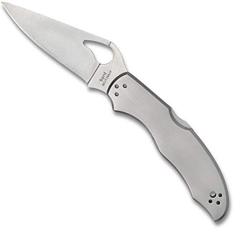 Inconnu Couteau Byrd Knife HARRIER 2 BY01P2 lame acier 8Cr13MoV manche 11 cm inox gris