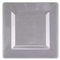 Decorline Transparente quadratische Teller, 11,4 cm, Carre-Kollektion, 10 Stück