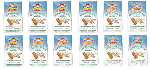 12x Divella Non ti scordar di me Biscotti Integrali ai cereali Vollkornkekse mit Getreide Kekse 400g Biscuits Cookies italienische Kekse