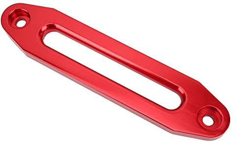 KIMISS Hawse Style Winch Fairlead, Car Hawse Winches Fairlead 10 pulgadas / 25,4 cm Carga 8000 a 15000 libras Reemplazo de mantenimiento(A(Rojo))