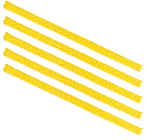 FlexiSnake Vacuum Weasel - Vacuum Cleaner Hair Removal Tool - Roller Cleaning Sticks to Easily Detach Debris & Tangles from Vacuum Brush - Works with 3/8 & 1/2 Drill Chucks - Made in USA - Pack of 5