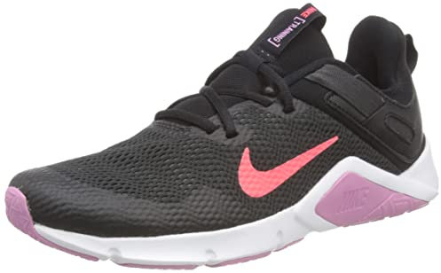 NIKE Womens Legend Essential Running Trainers CD0212 Sneakers Shoes (UK 4.5 US 7 EU 38, Black Flash Crimson 007)